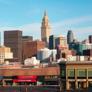 Boston skyline showcasing office buildings and retail spaces