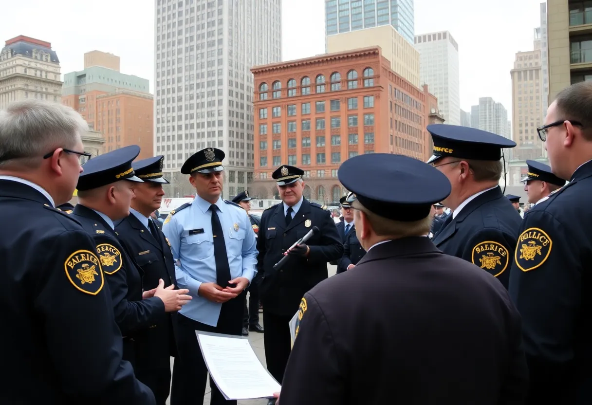 City officials discussing police endorsement in Boston