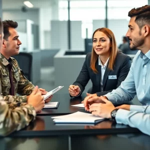 Employers discussing hiring National Guard members