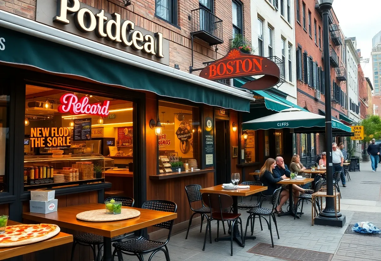 An array of delicious dishes from various new restaurants in Boston in 2025.