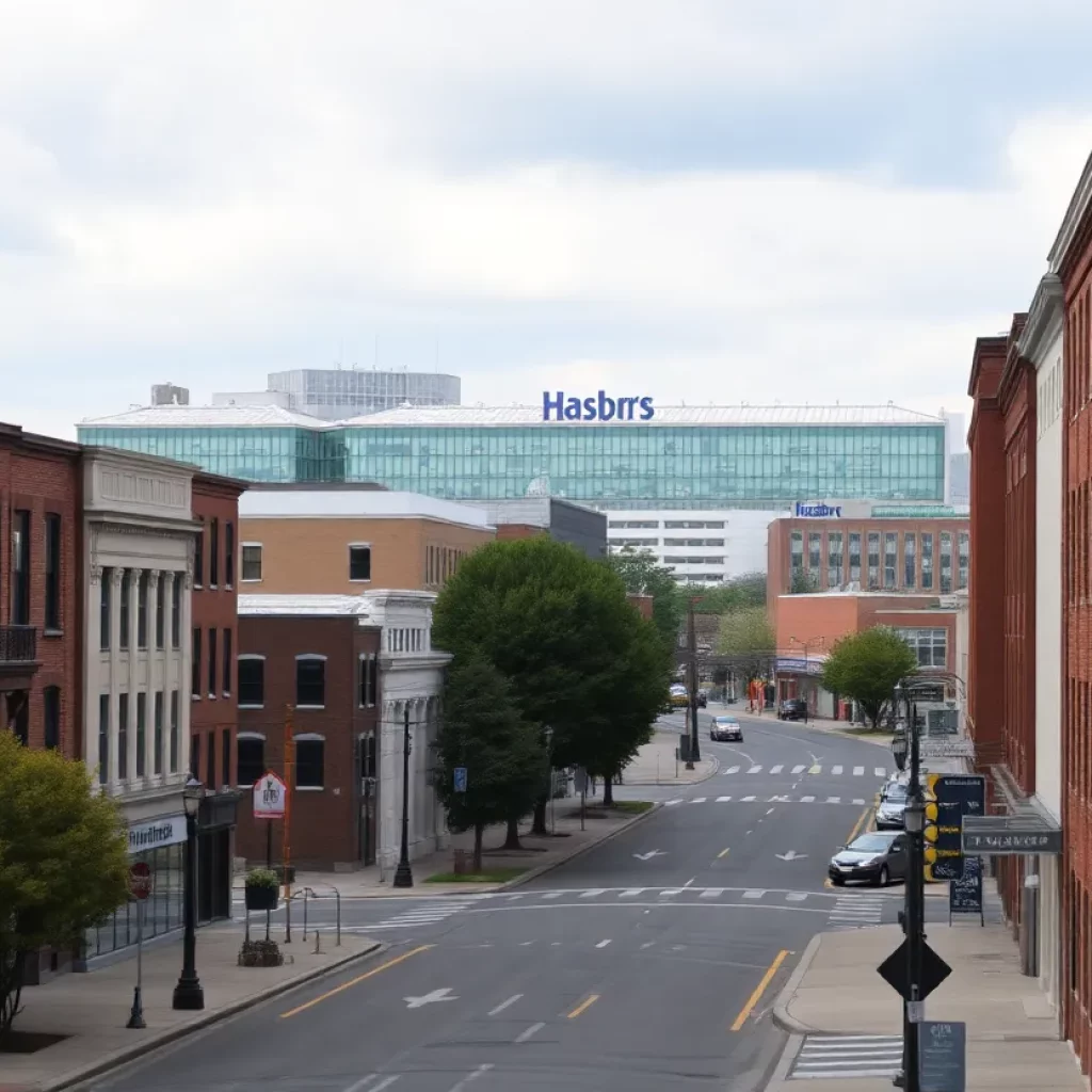 Hasbro headquarters in Pawtucket, Rhode Island