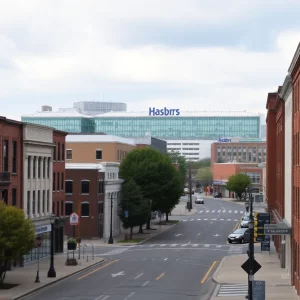 Hasbro headquarters in Pawtucket, Rhode Island