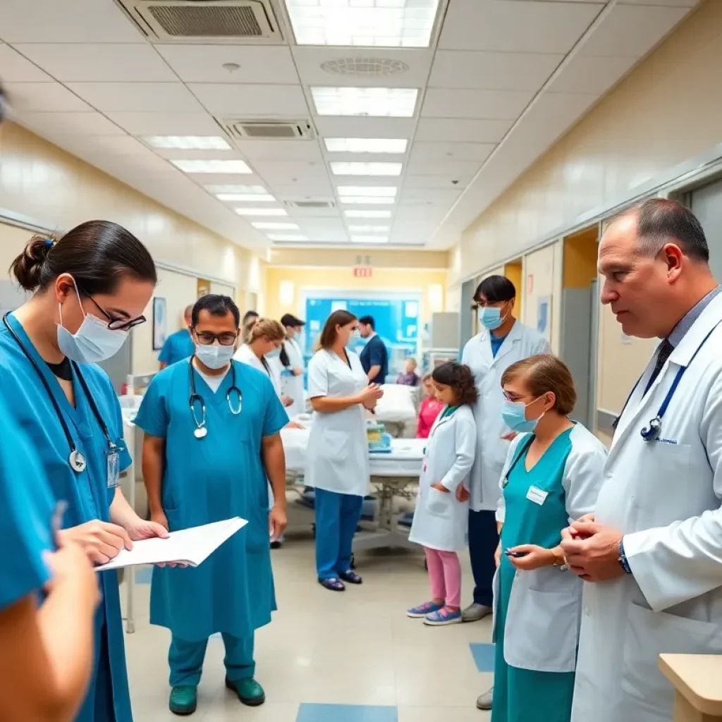 Healthcare professionals at Boston Children's Hospital