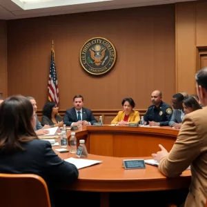 Boston City Council discussing the Trust Act