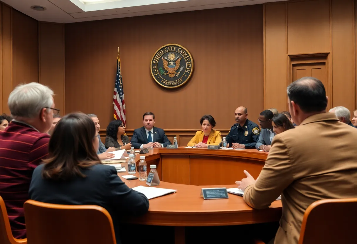 Boston City Council discussing the Trust Act