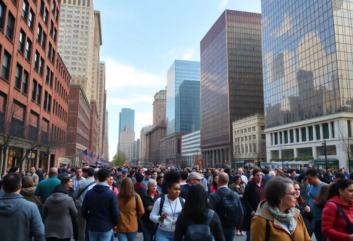 A vibrant community scene in Boston highlighting diversity and collaboration.