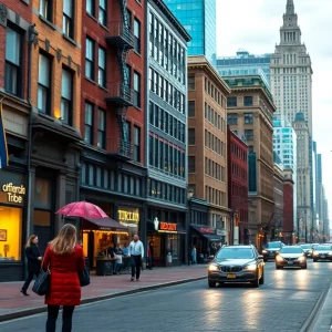 Boston street with romantic vibe, potential filming location for Love Is Blind Season 10