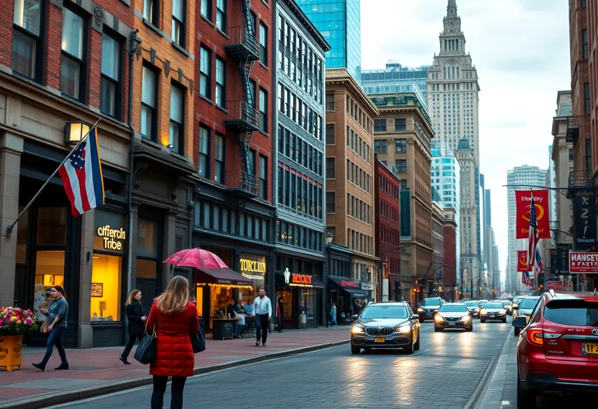 Boston street with romantic vibe, potential filming location for Love Is Blind Season 10