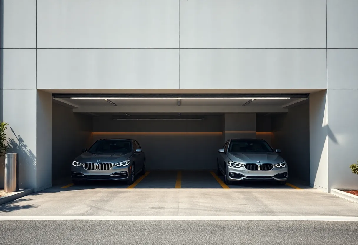Premium garage parking space in Beacon Hill, Boston.
