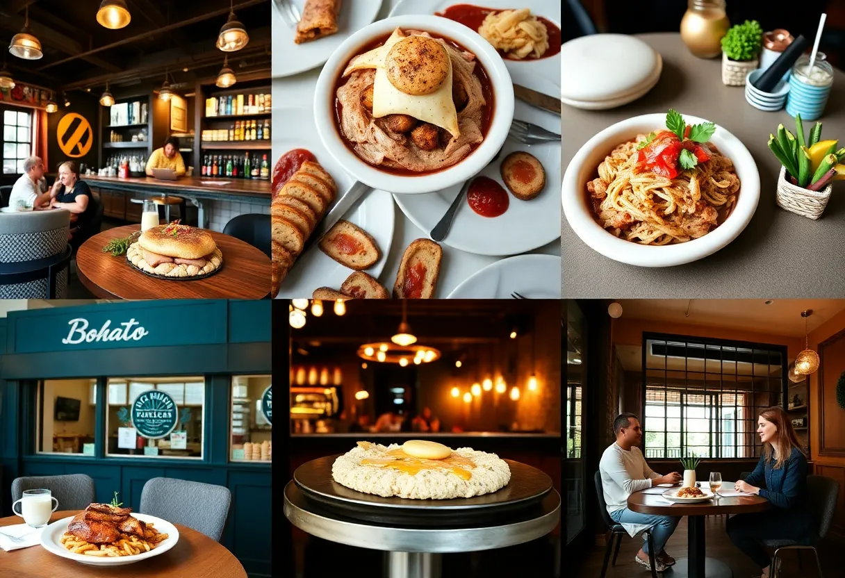 Variety of delicious dishes from women-owned eateries in Boston