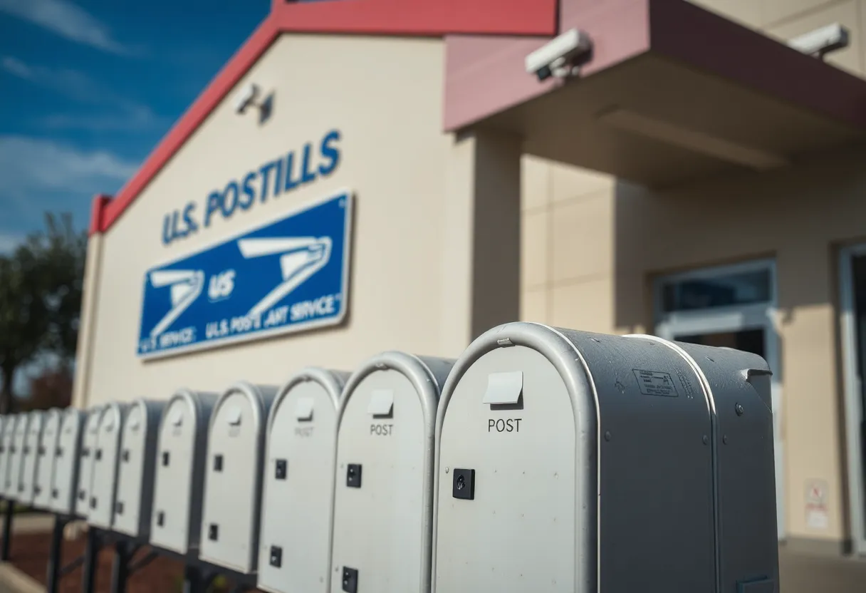 Brockton USPS building highlighting themes of trust and betrayal.