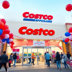 Celebration of Costco's 900th store opening in Sharon, Massachusetts