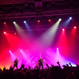 Crowd at Helmet 30th anniversary concert in Fort Worth