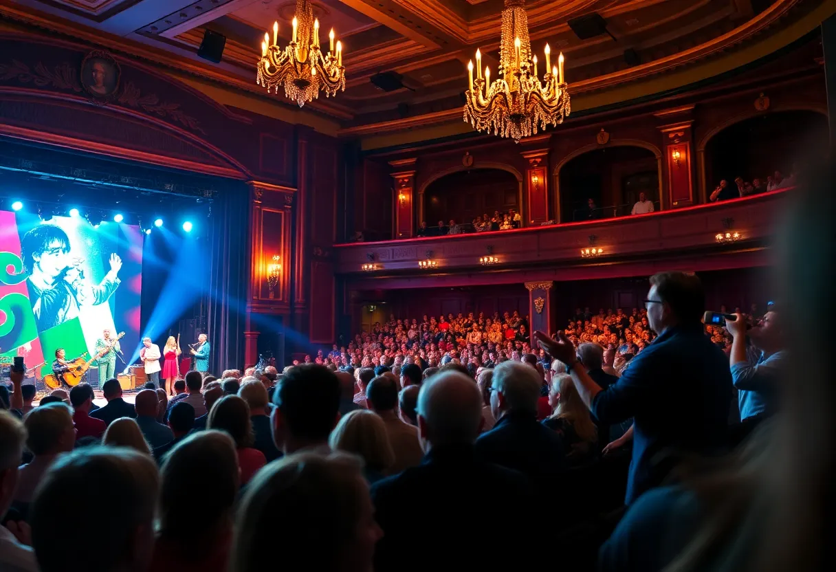 Audience enjoying the Mary Black concert at Chevalier Theatre in Medford