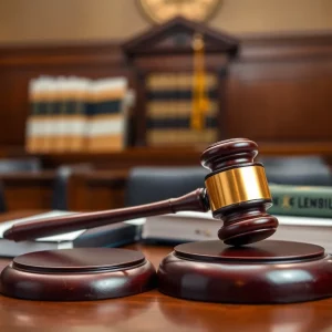 A courtroom depicting legal discussions about non-compete agreements