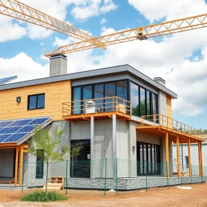 Construction of an energy-efficient building in Massachusetts