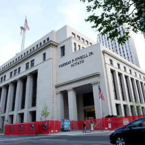 Exterior of the Thomas P. O'Neill Jr. Federal Building in Boston