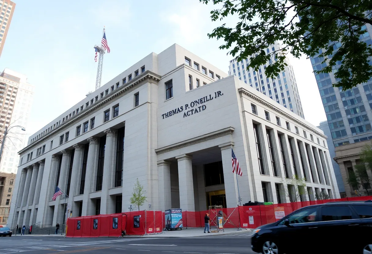 Exterior of the Thomas P. O'Neill Jr. Federal Building in Boston