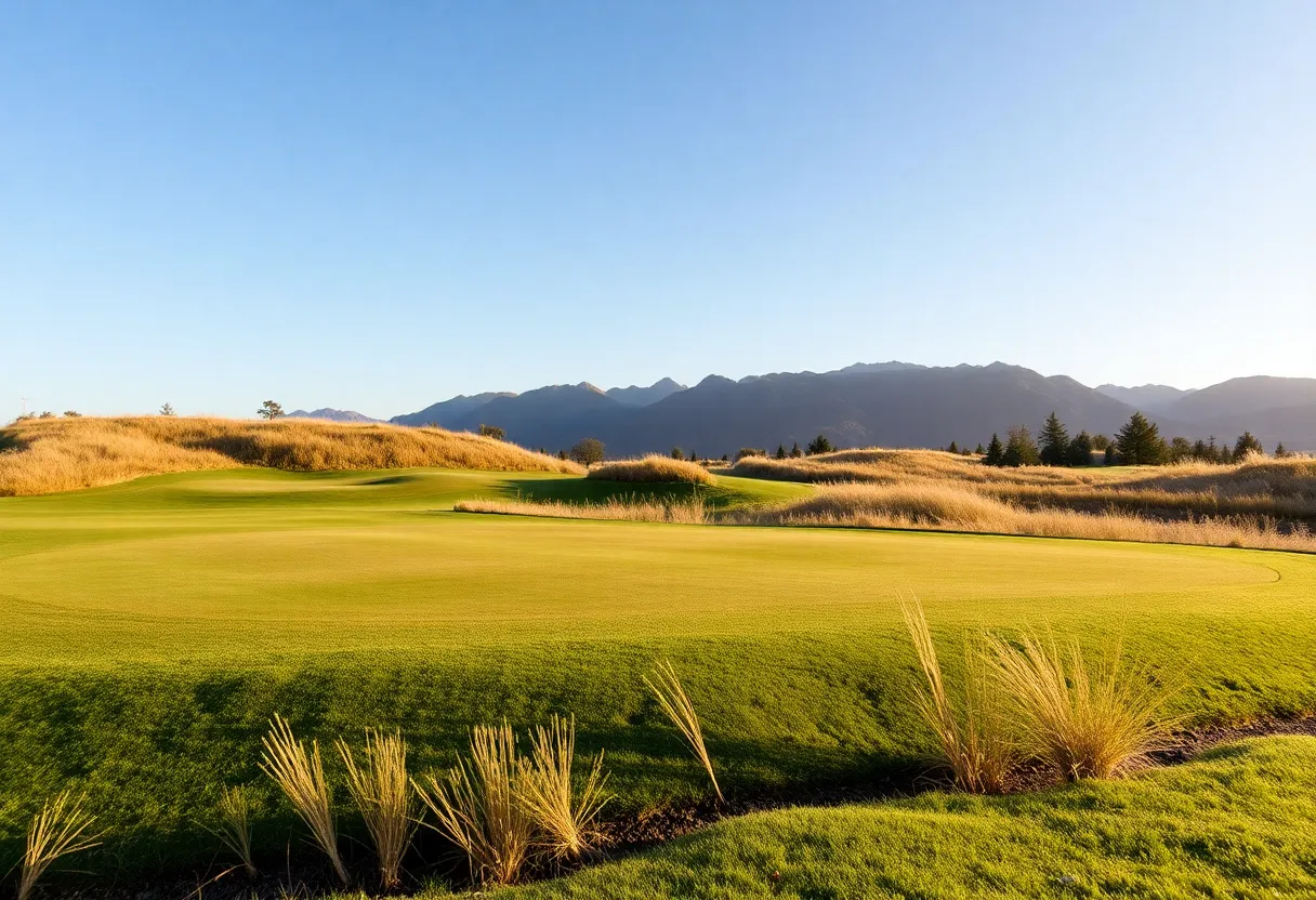 Vibrant golf course during the Valspar Championship