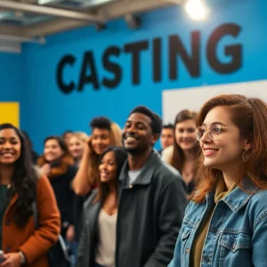 Actors preparing for casting calls in Boston