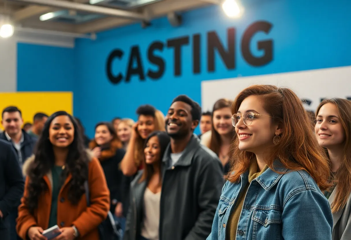 Actors preparing for casting calls in Boston