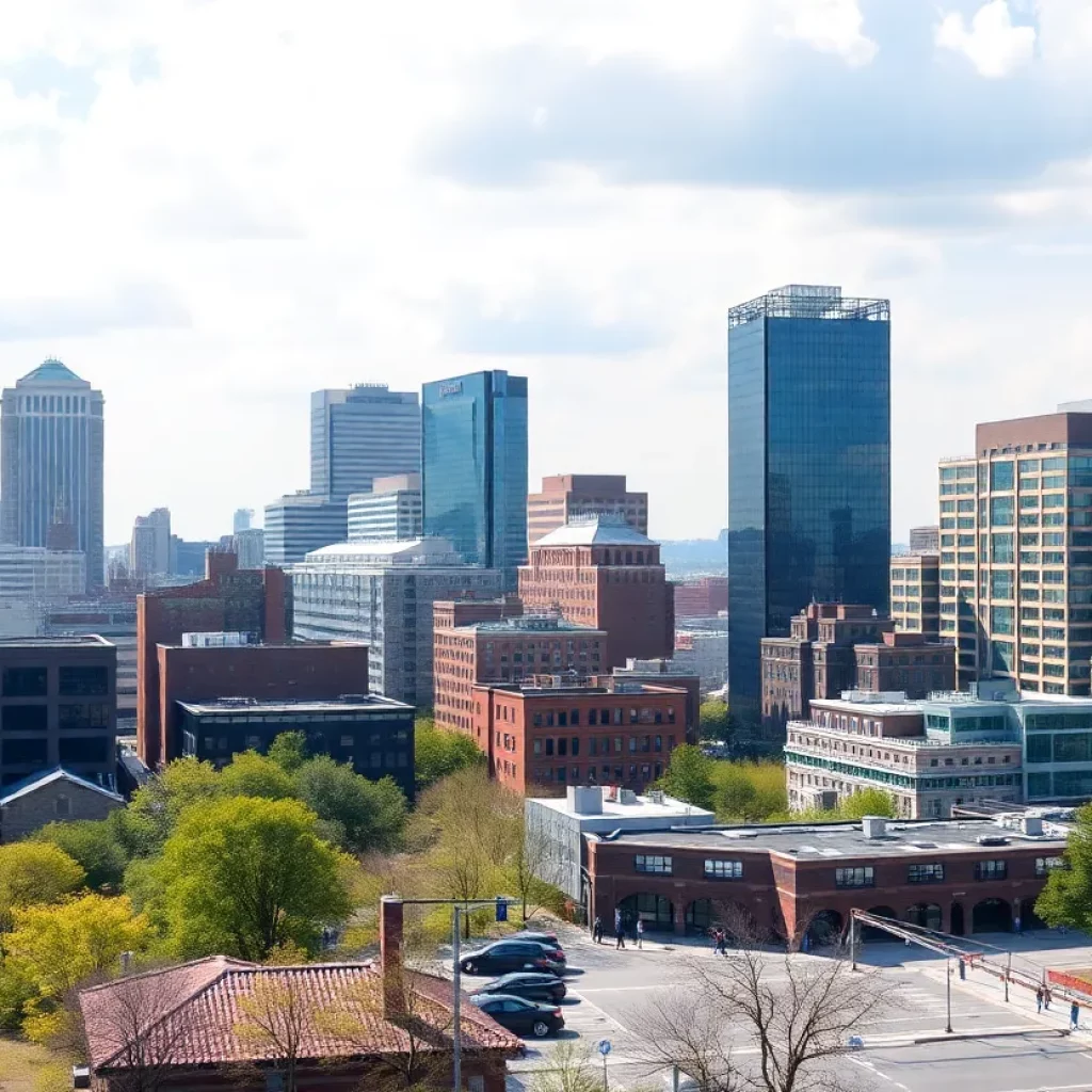 Boston cityscape showcasing public services and schools