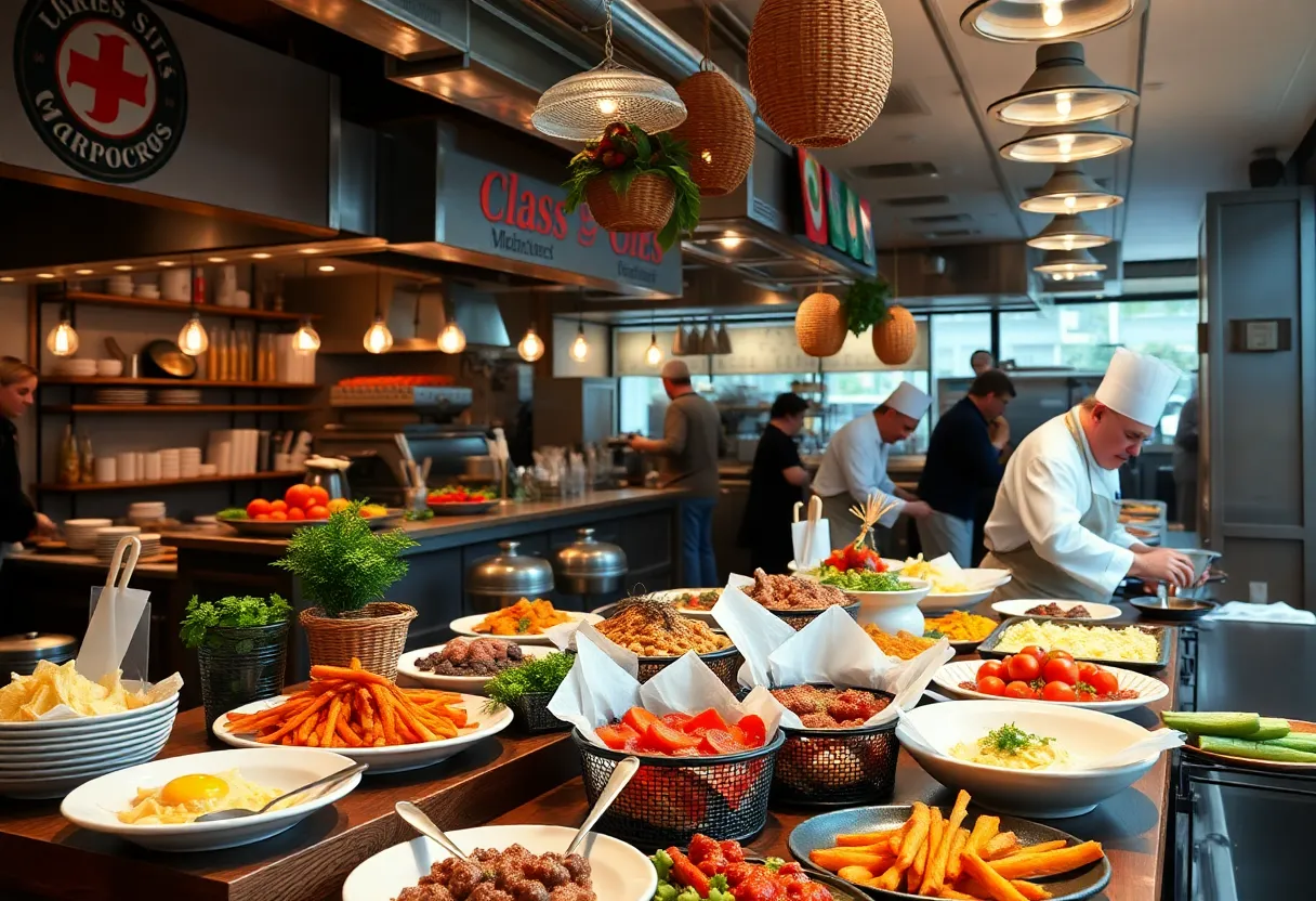 A diverse selection of dishes and chefs in Boston's vibrant dining scene.