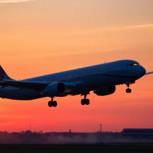 British Airways airplane landing in Boston after bird strike incident