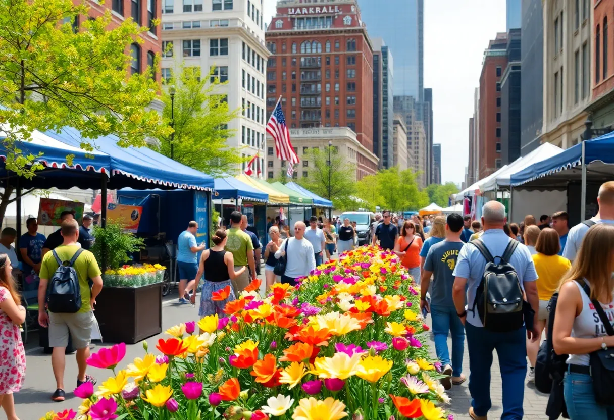 Outdoor activities and festivals in Boston during May