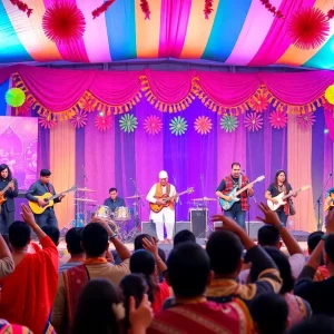 Performance at BU Suno Spring Showcase celebrating South Asian culture.