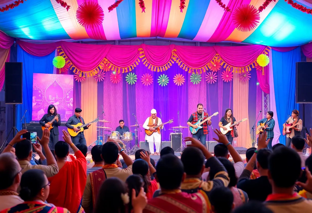 Performance at BU Suno Spring Showcase celebrating South Asian culture.