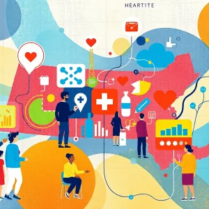Illustration representing healthcare integration between CareSource and Commonwealth Care Alliance.