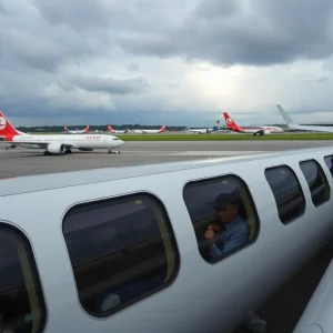 Passengers stranded on tarmac during flight delays