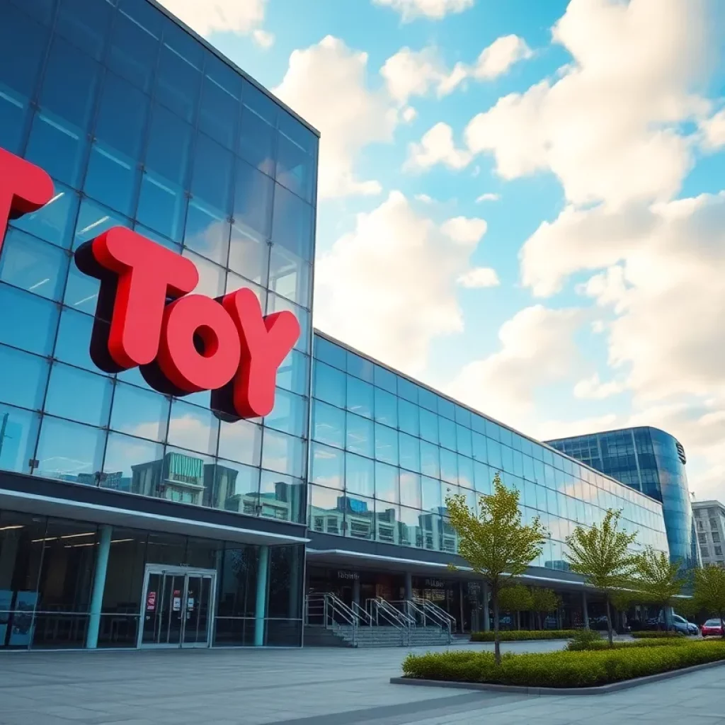 Conceptual image of a corporate headquarters representing a relocation decision.