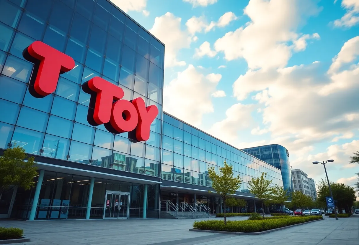 Conceptual image of a corporate headquarters representing a relocation decision.