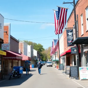 Street view of Massachusetts small businesses affected by tariffs.
