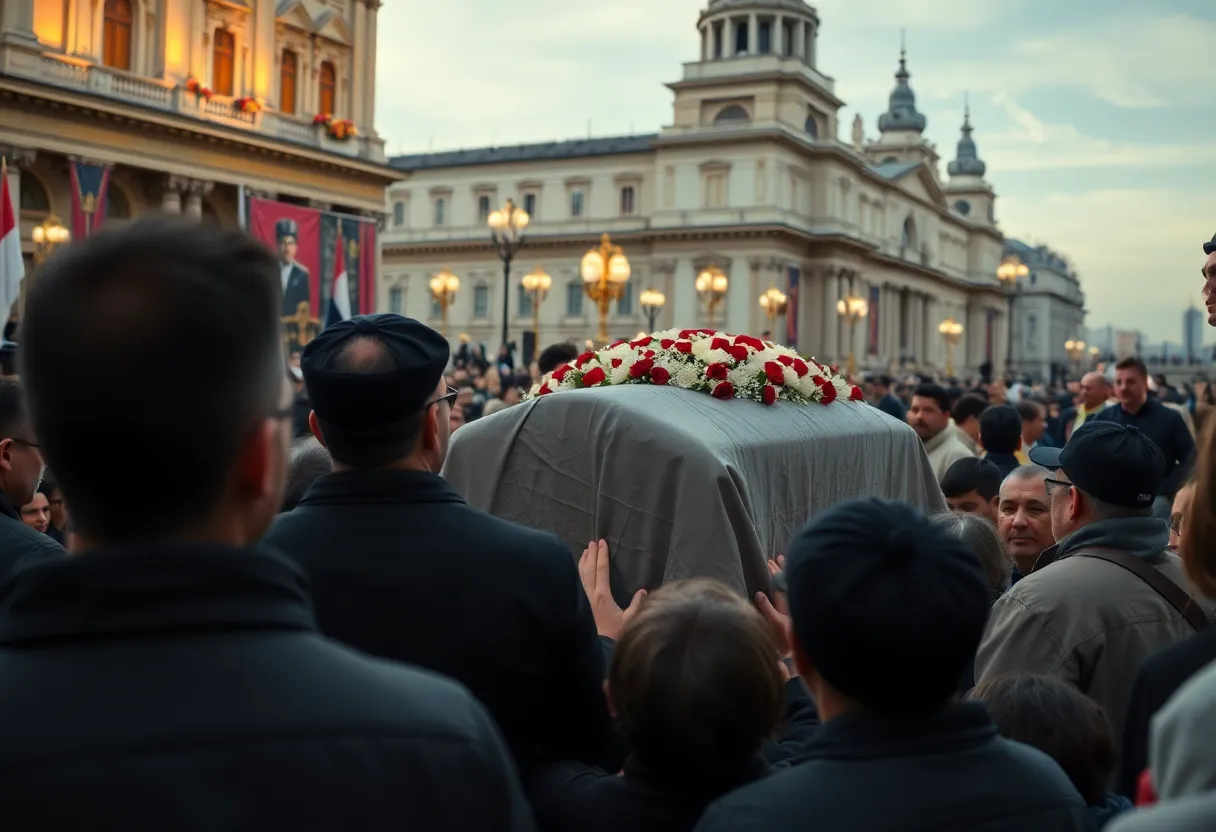 Ceremony attending the funeral of Pope Francis