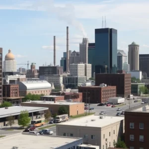 A view of Springfield Massachusetts that represents local job support and economic resilience.