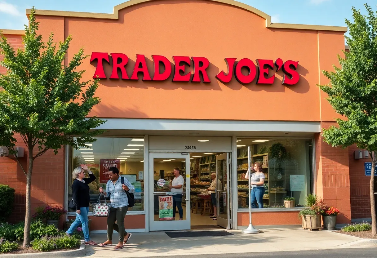 Trader Joe's grocery store in West Roxbury neighborhood
