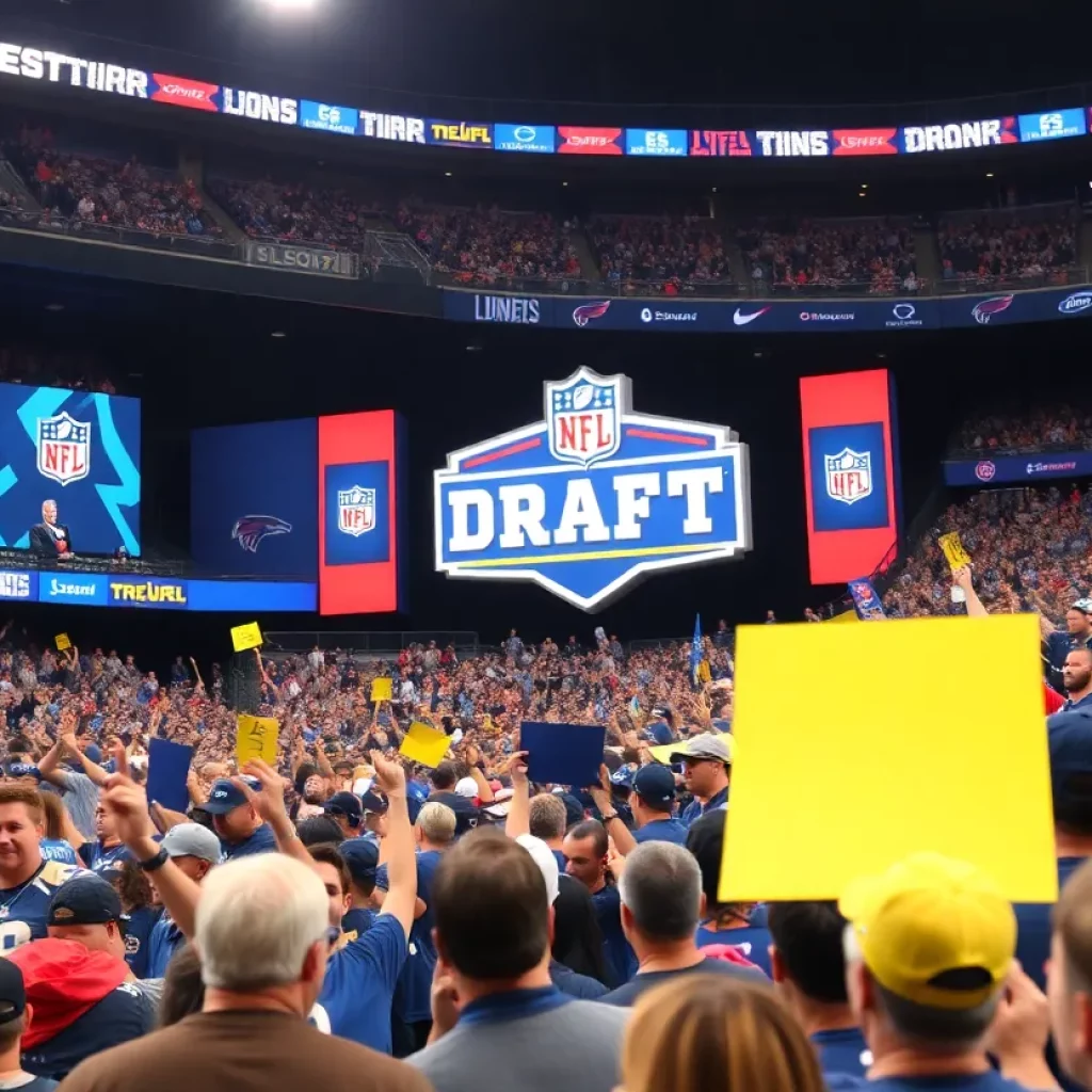 Crowd at the 2025 NFL Draft at Lambeau Field