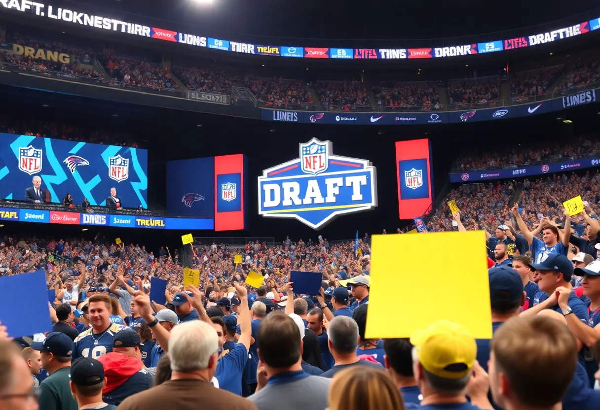 Crowd at the 2025 NFL Draft at Lambeau Field