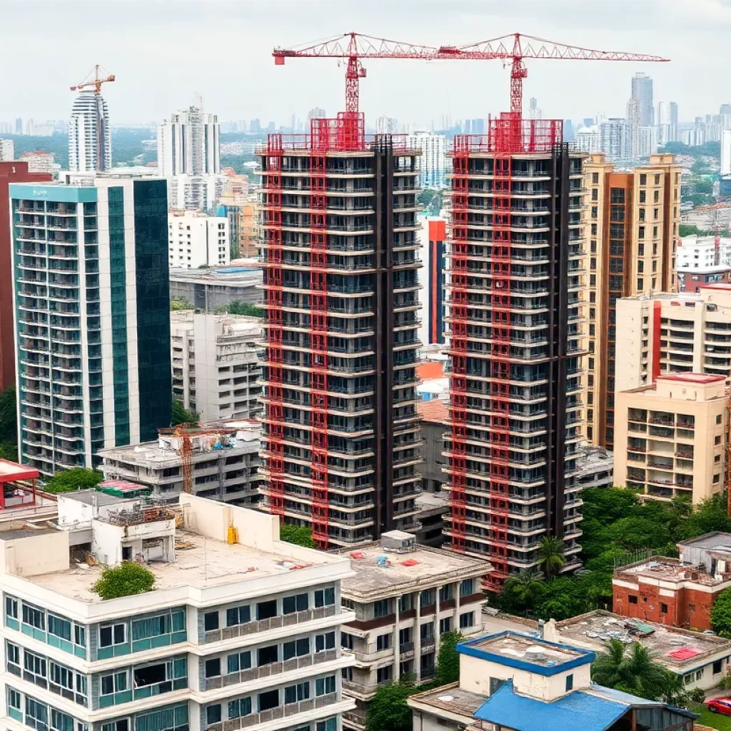 Cityscape of Bengaluru showcasing real estate activity