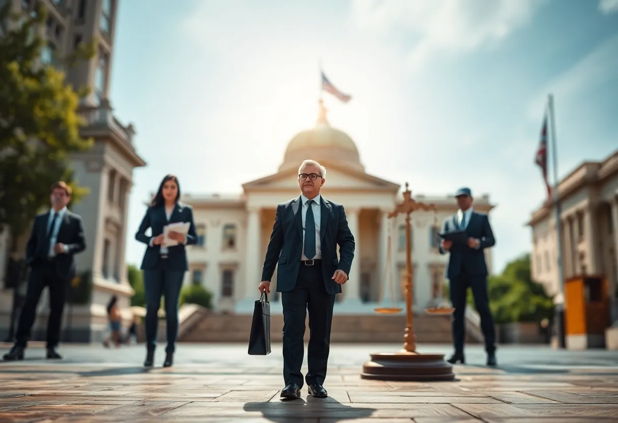 Illustration depicting accountability and leadership in city government