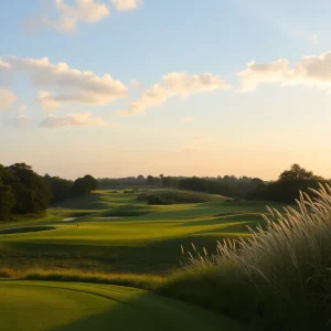 Challenging golf course at NCAA Regionals in Boston