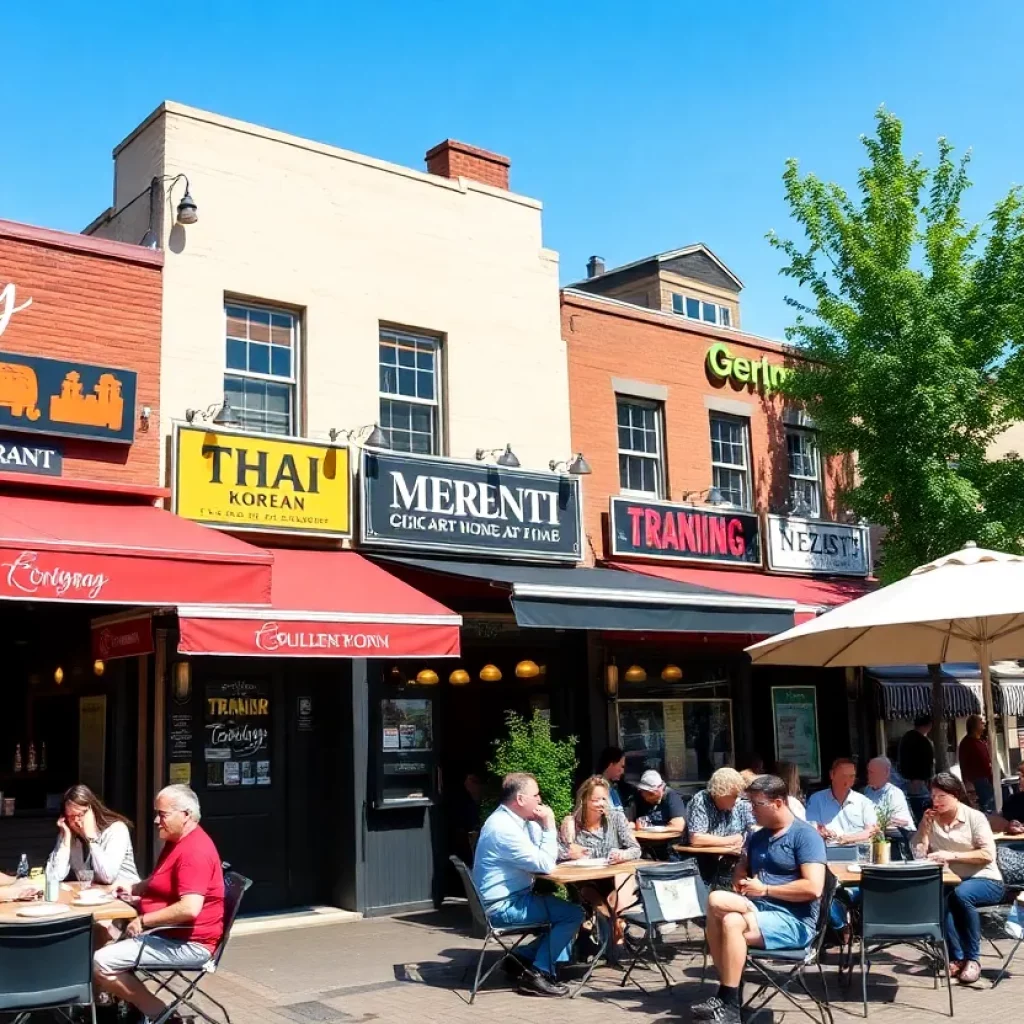 Various new restaurants in Boston showcasing diverse cuisines
