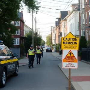 Police presence in Charlestown following recent shootings