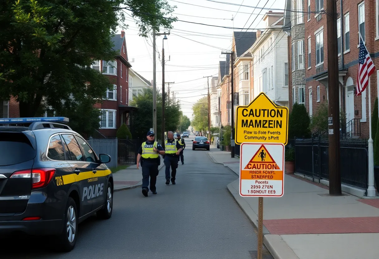 Police presence in Charlestown following recent shootings