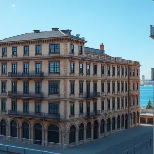 Historical Coast Guard Building in Boston