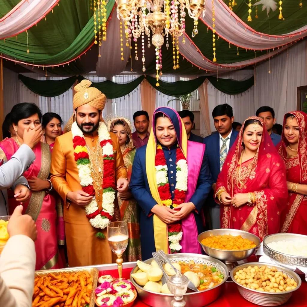 A beautiful wedding ceremony combining New England and Pakistani traditions.