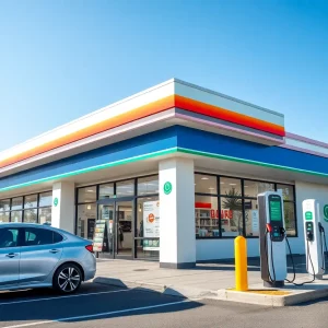 Exterior view of Cumberland Farms convenience store